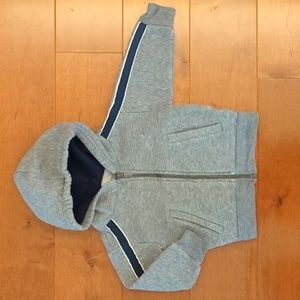 Athletic Works Gray and Blue Zip-Up Jacket